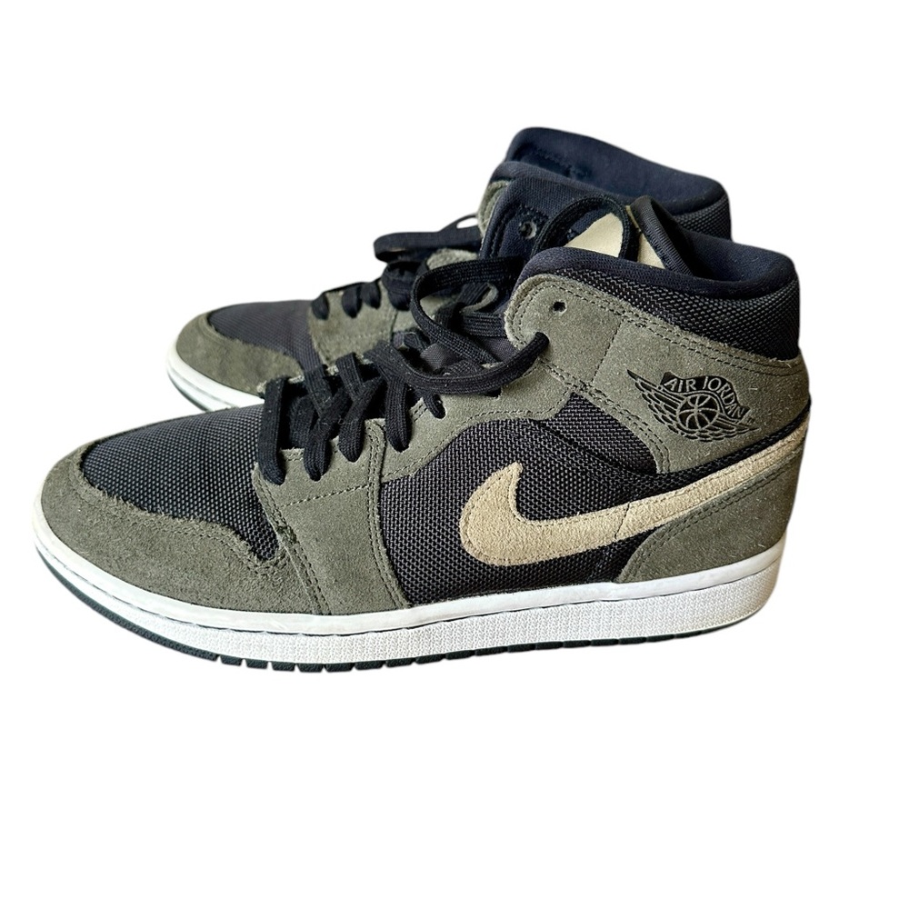 Nike Air Jordan 1 Mid Olive - Women's Size 8.5 in Great Condition